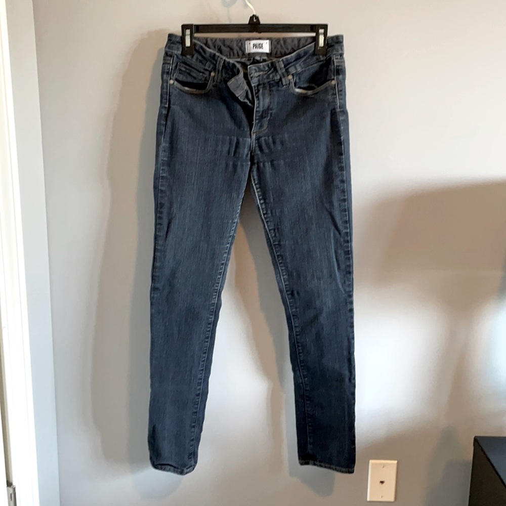 Paige jeans size 30.  Blue